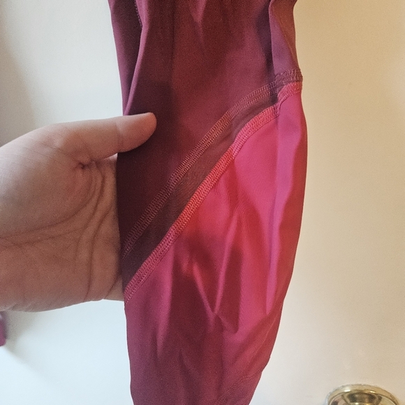 Lululemon Colour Me Ombre Tight *28" Dark Adobe / Blush Berry / Violet Red - Picture 5 of 6